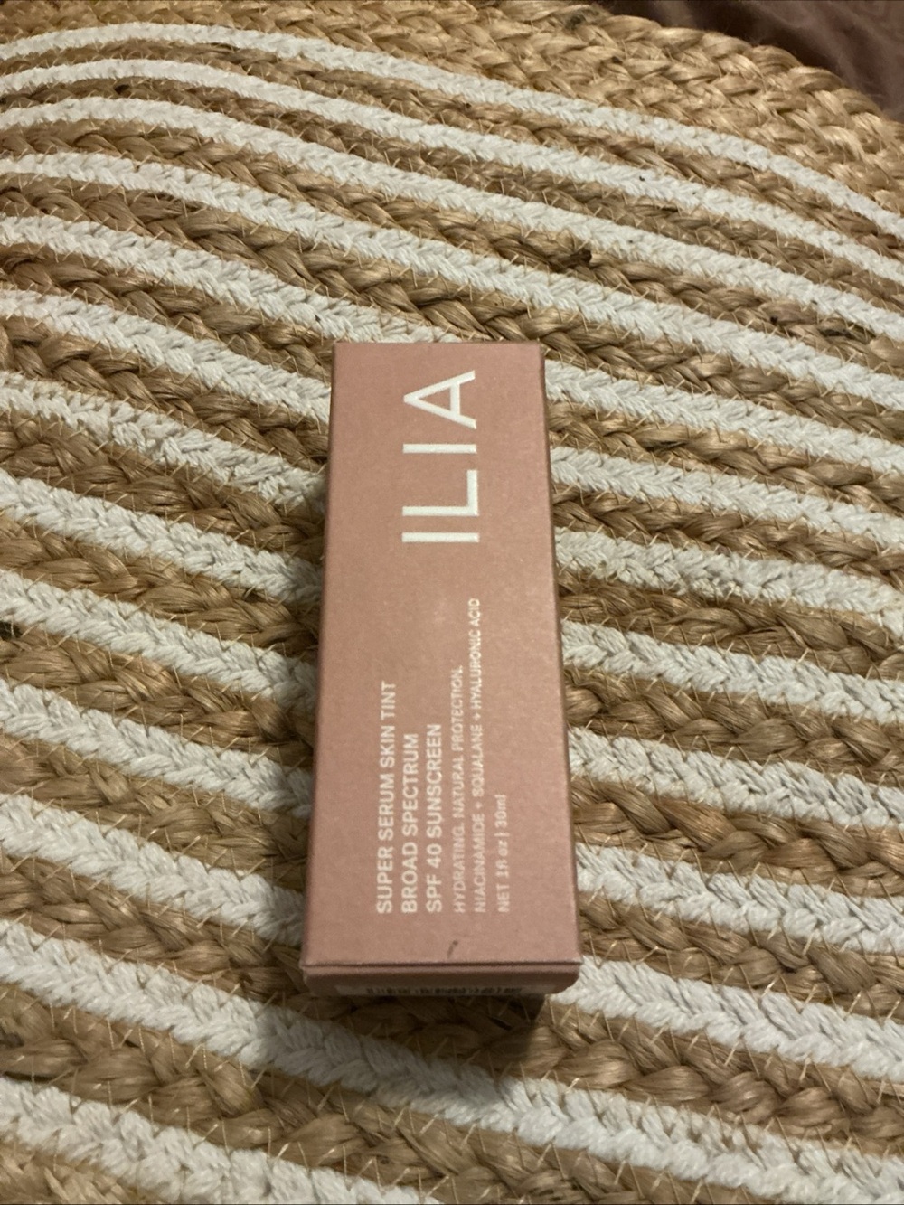 ILIA Super Serum Skin Tint SPF 40 — Rose Beige Box